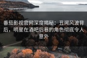 番茄影视官网深度揭秘：丑闻风波背后，明星在酒吧后巷的角色彻底令人意外