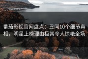 番茄影视官网盘点：丑闻10个细节真相，明星上榜理由极其令人惊艳全场